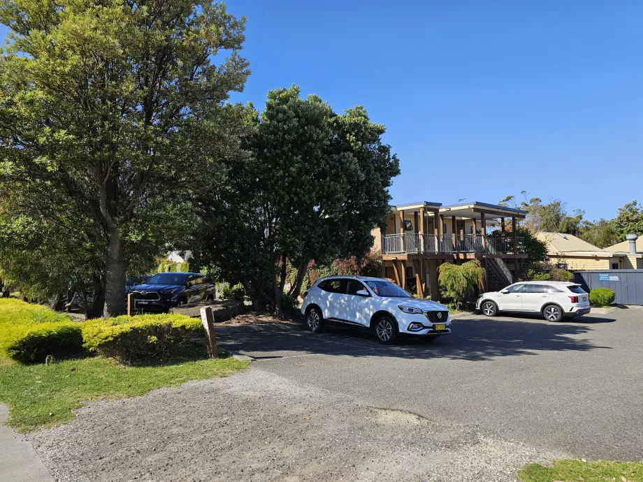 Parkering ved Sandpiper Motel