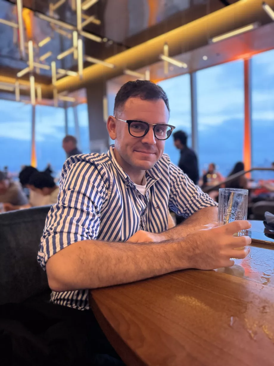 Jeg på Peak Restaurant