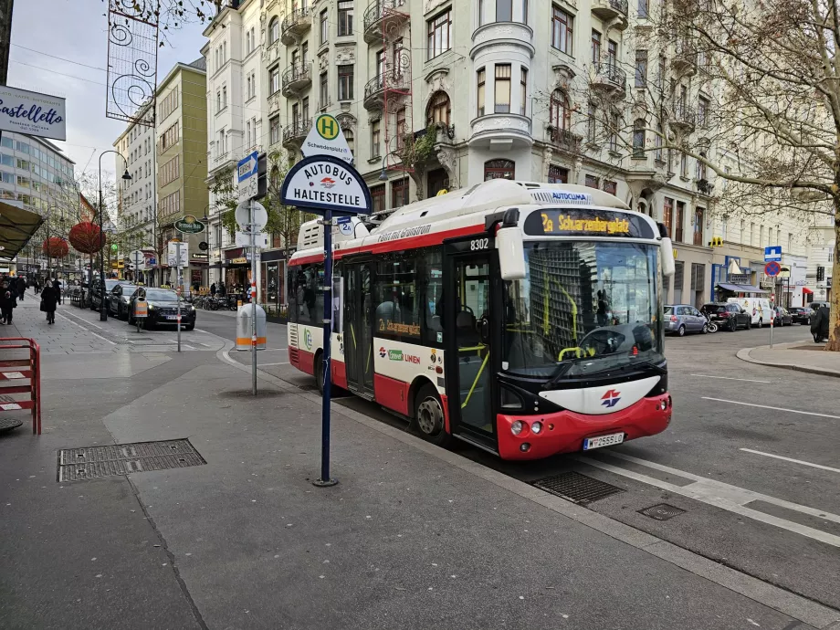 Bussholdeplass i Wien