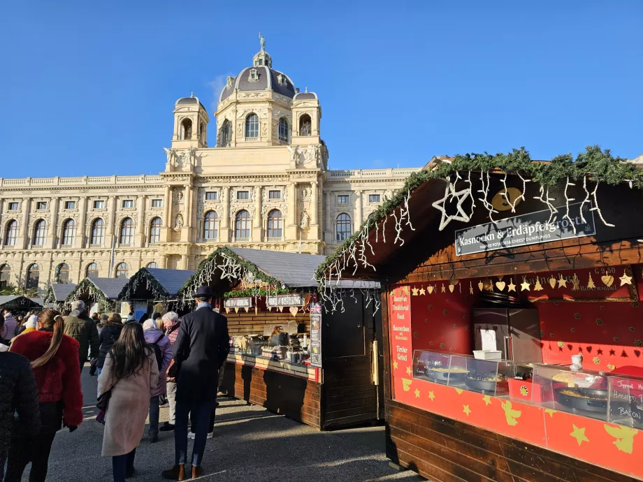 Julemarked på Maria-Theresien-Platz