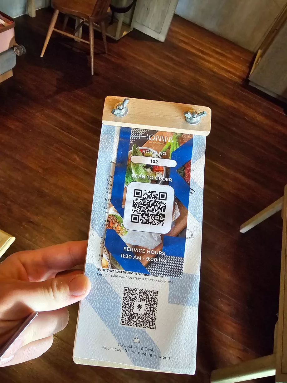 QR-kode for romservice