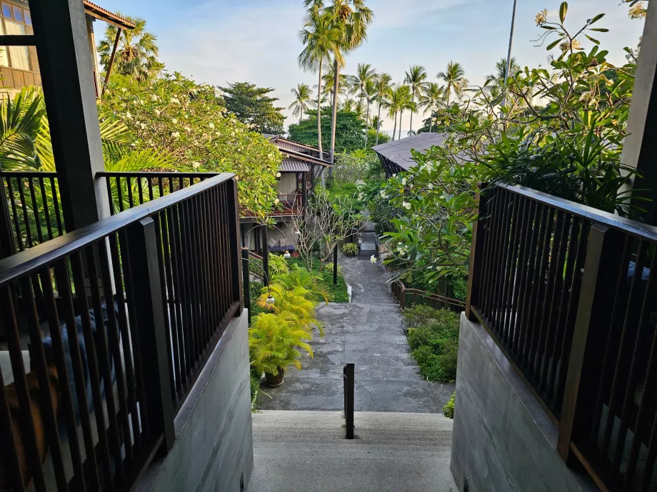 Homm Chura Samui sett fra resepsjonen