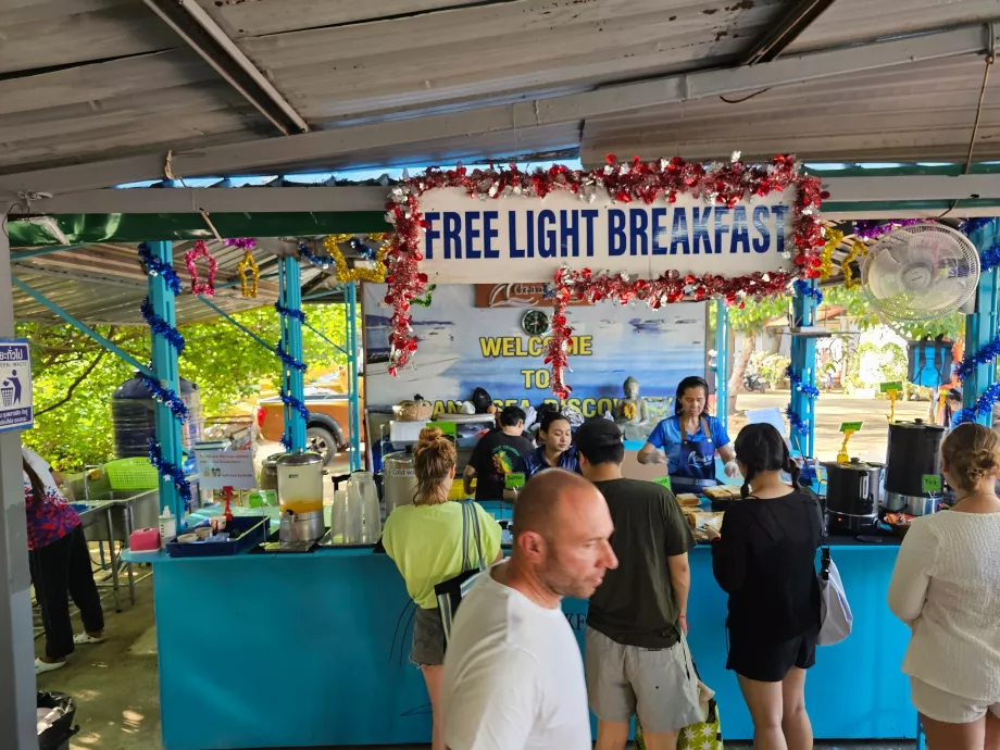 Gratis lett frokost før avreise