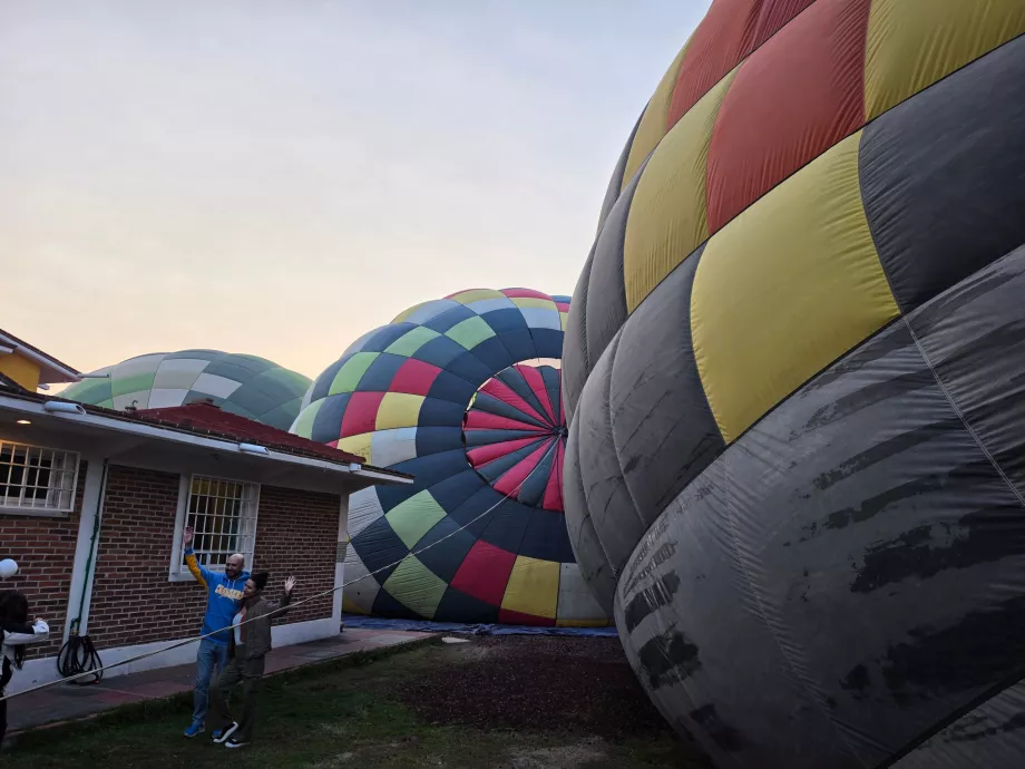 Forberedelse av ballong