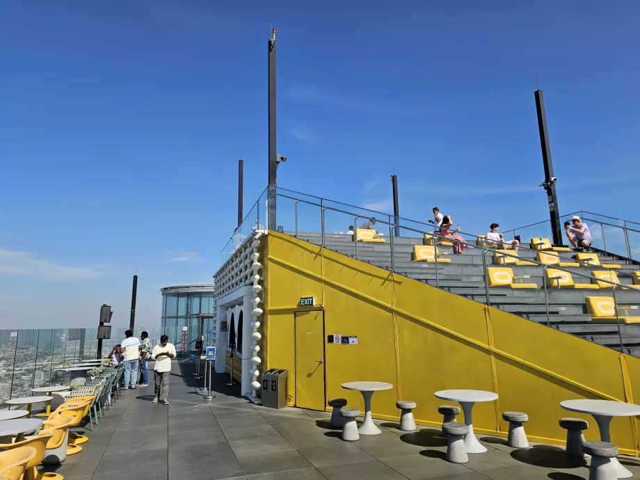 King Power Mahanakhon - utsikt over taket