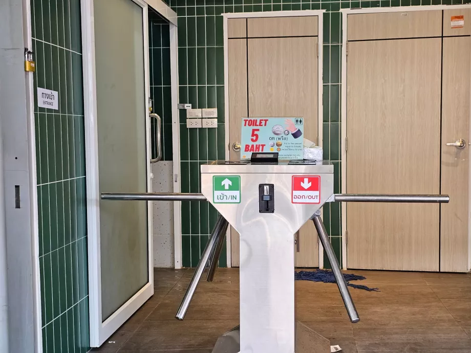 Chatuchak-markedet, offentlige toaletter