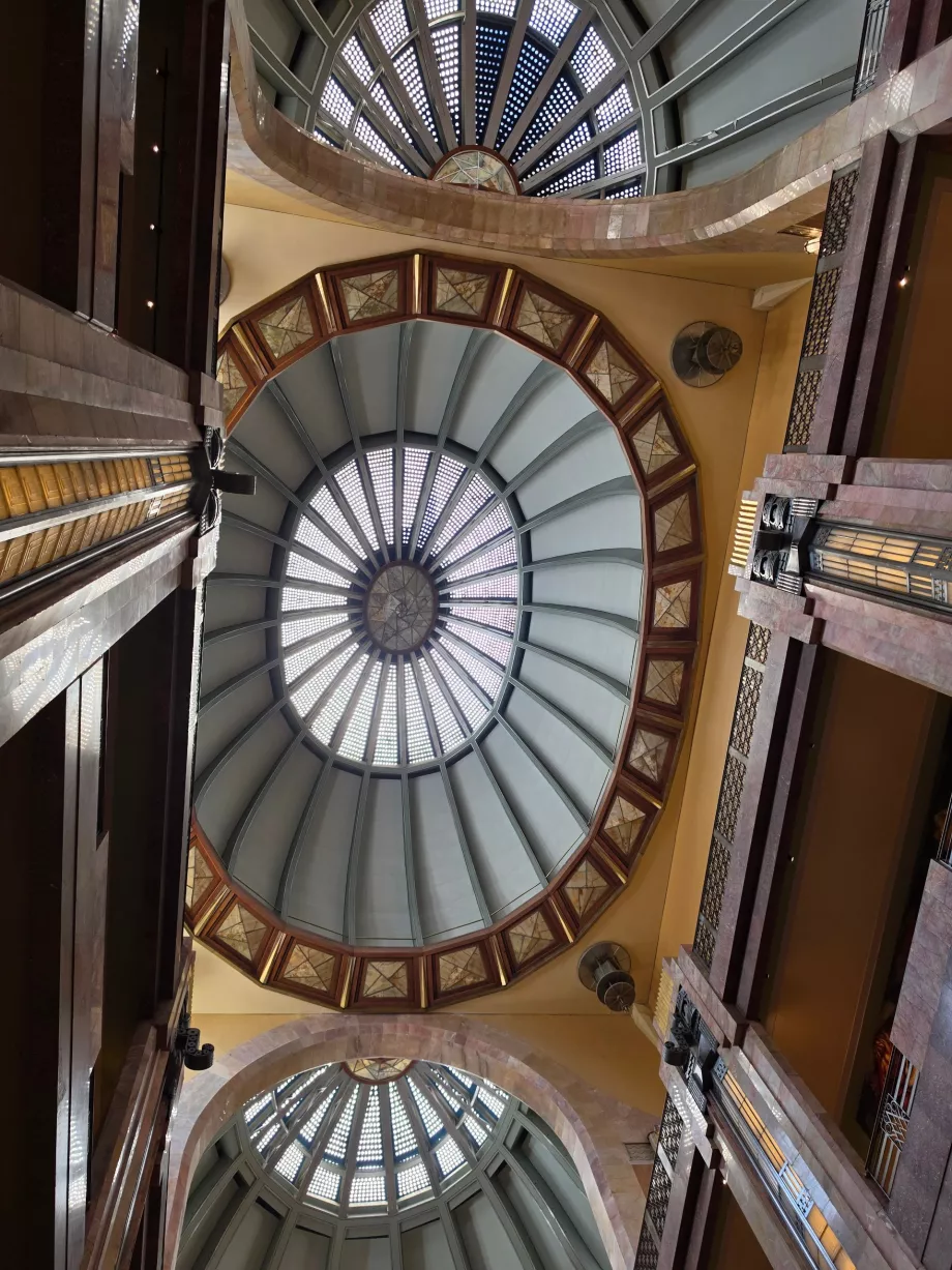 Interiøret i lobbyen på Palacio Bellas Artes