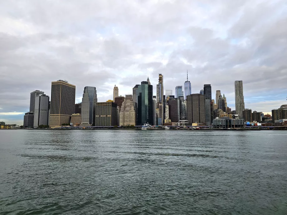 Utsikt fra Brooklyn Bridge Park