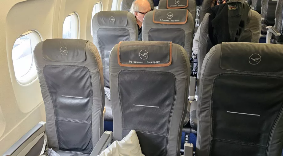 Seter på business-klasse, Airbus A319
