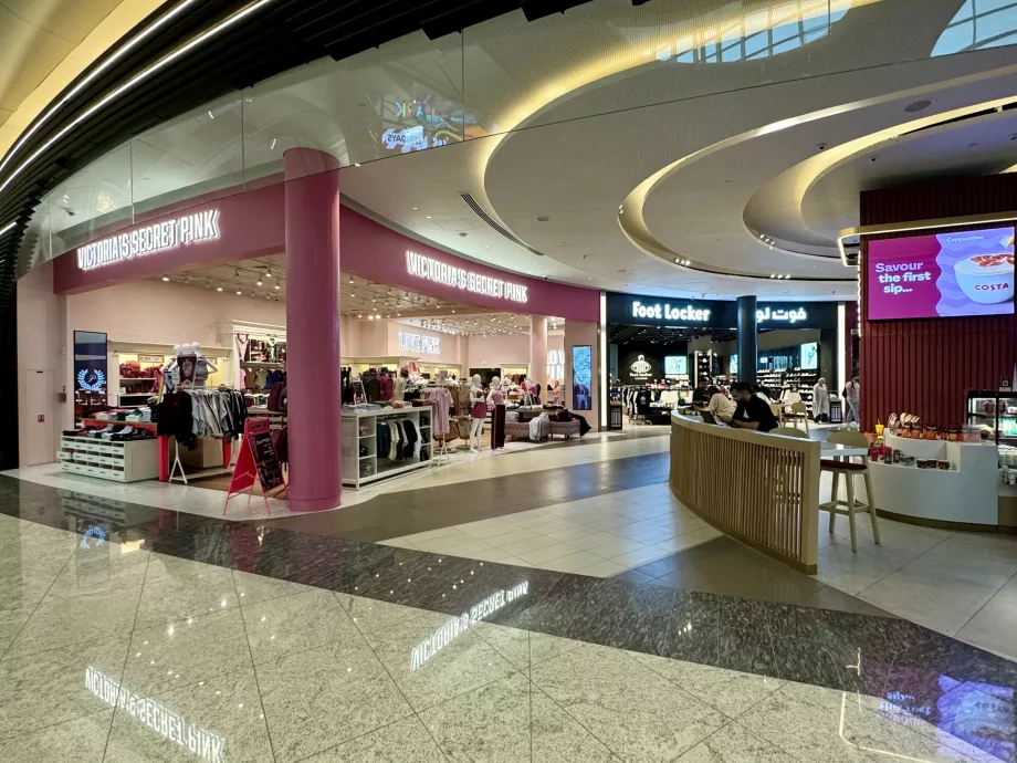 Shoppingmuligheter på flyplassen