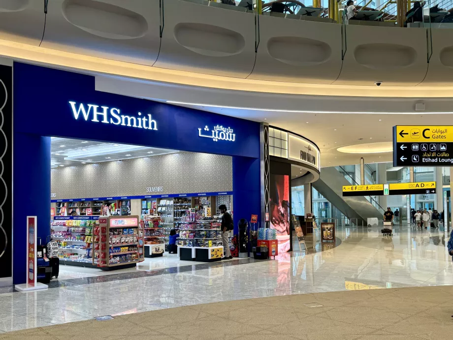 WHSmith på Abu Dhabi lufthavn