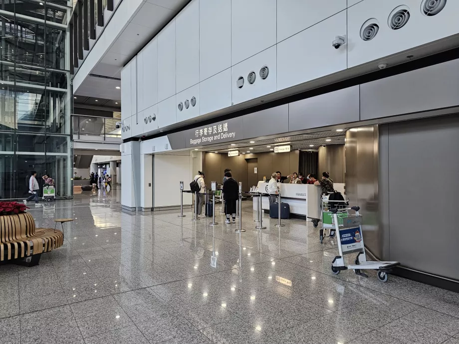 Bagasjeoppbevaring, HKG lufthavn