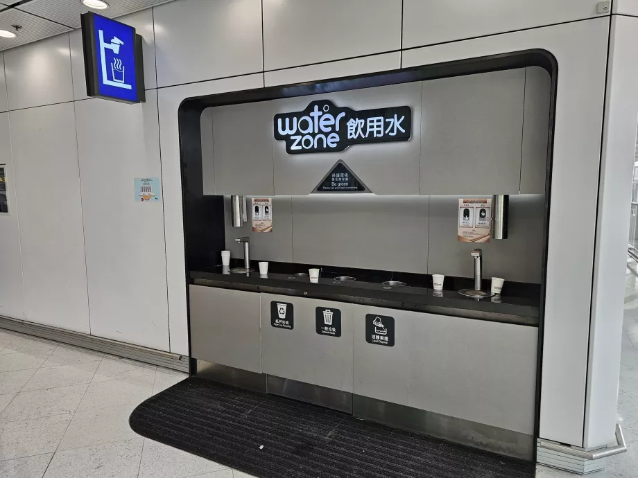 Drikkevann på Hongkong lufthavn