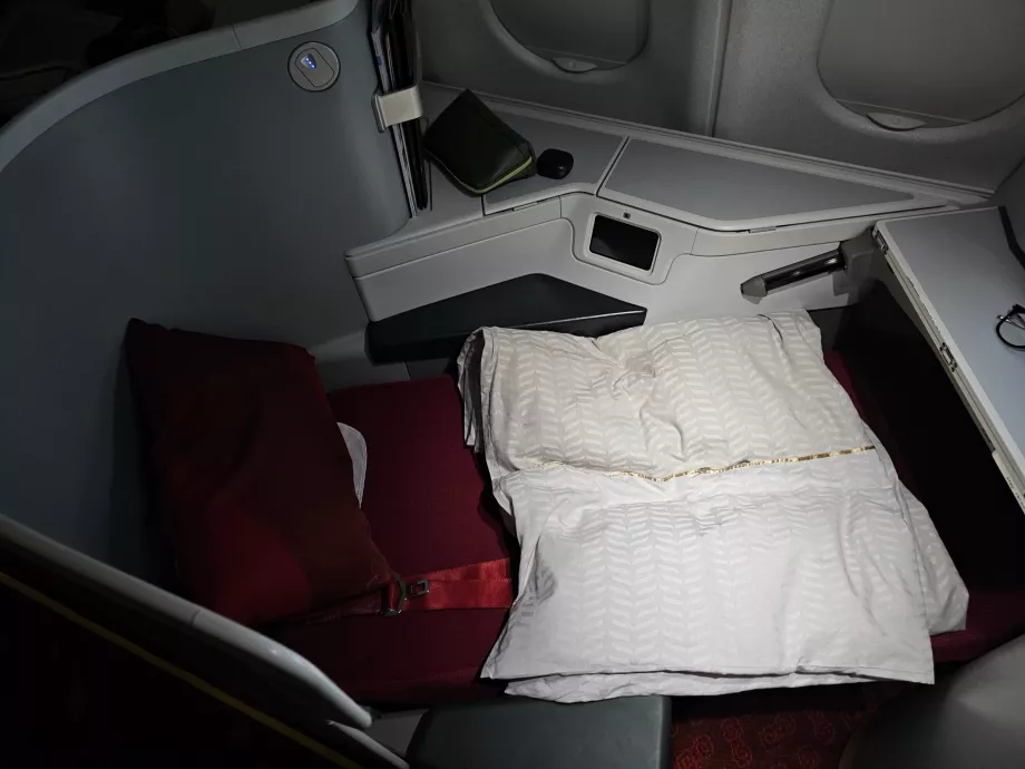 Sofa foldet ut til en seng