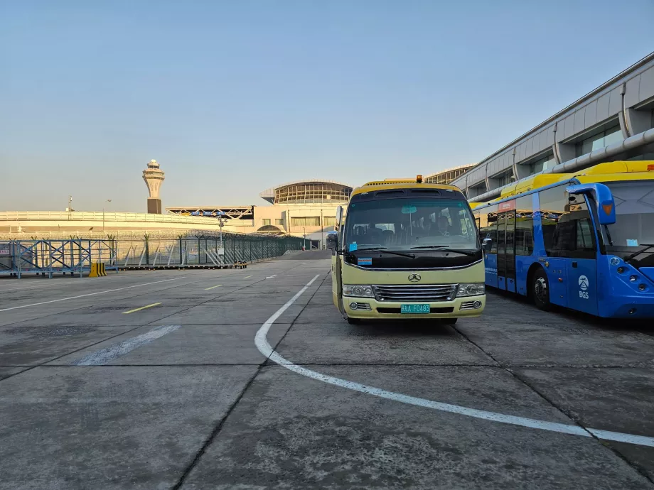 Busstransport til flyet