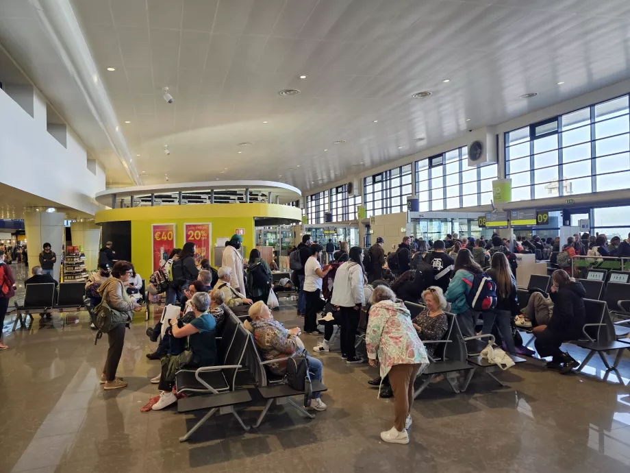 Transittområdet på Ponta Delgada lufthavn