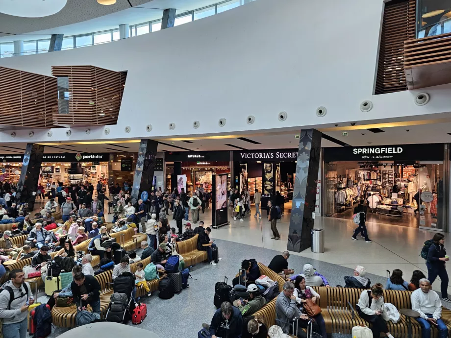 Shoppingområde i transittområdet