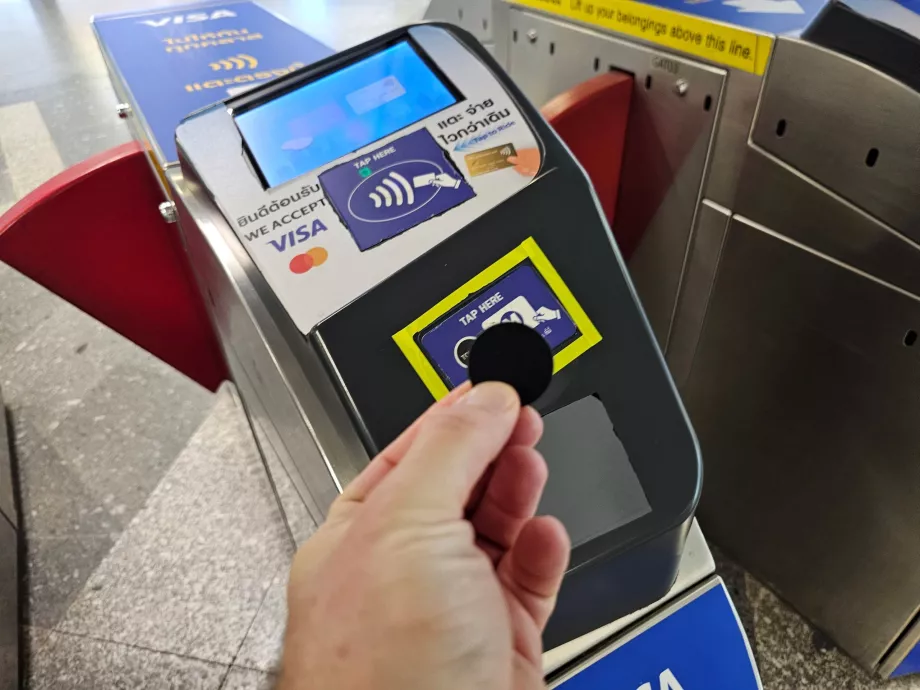 Betaling med token på MRT