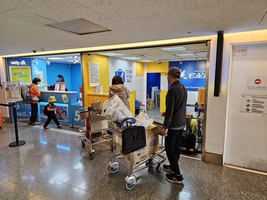 Bagasjeoppbevaring, TPE flyplass