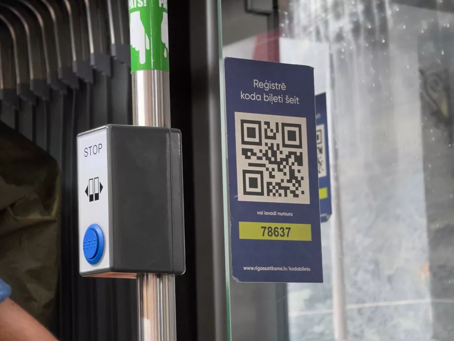 QR-kode for skanning av billetten din