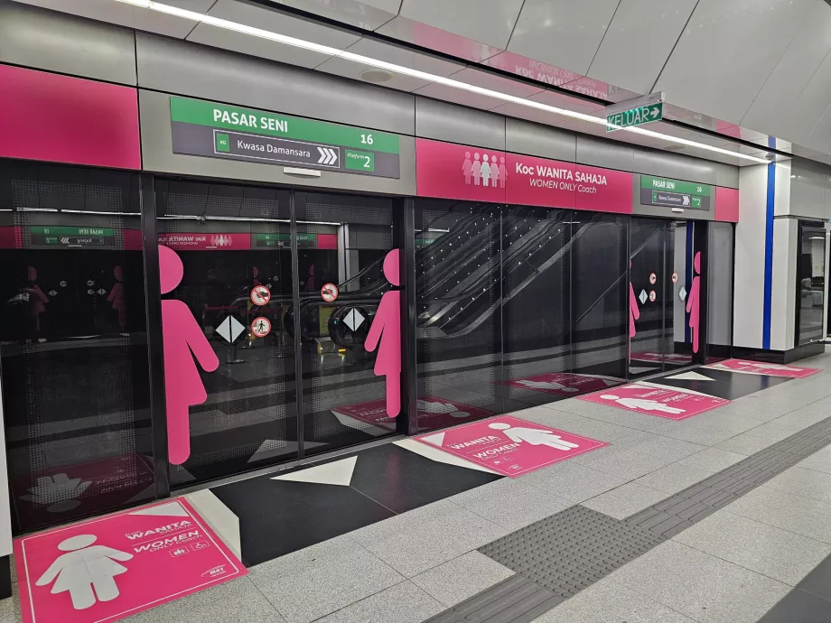 En del av plattformen kun for kvinner