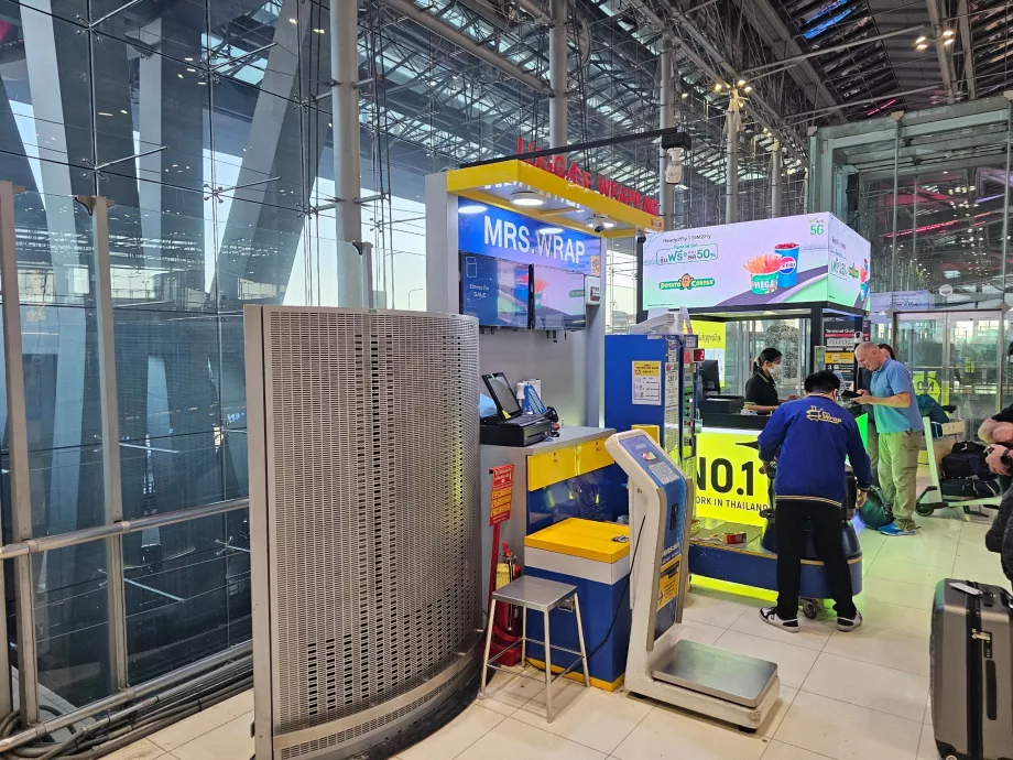 Service for innpakking av bagasje