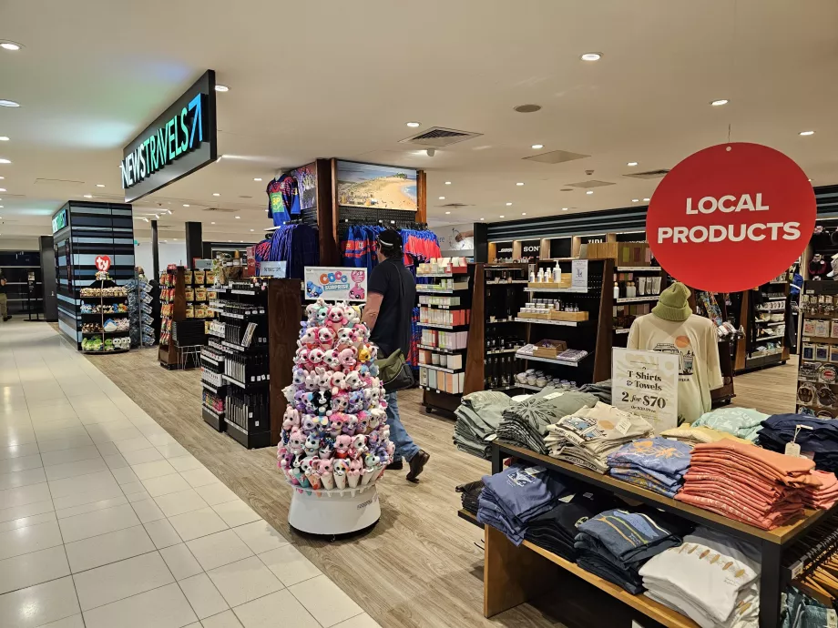 Butikker i transittområdet