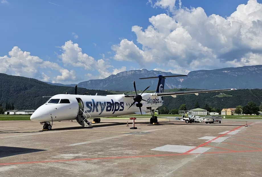SkyAlps på Bolzano lufthavn