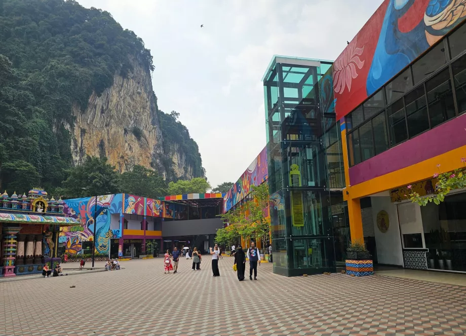 Suvenirbutikker og restauranter