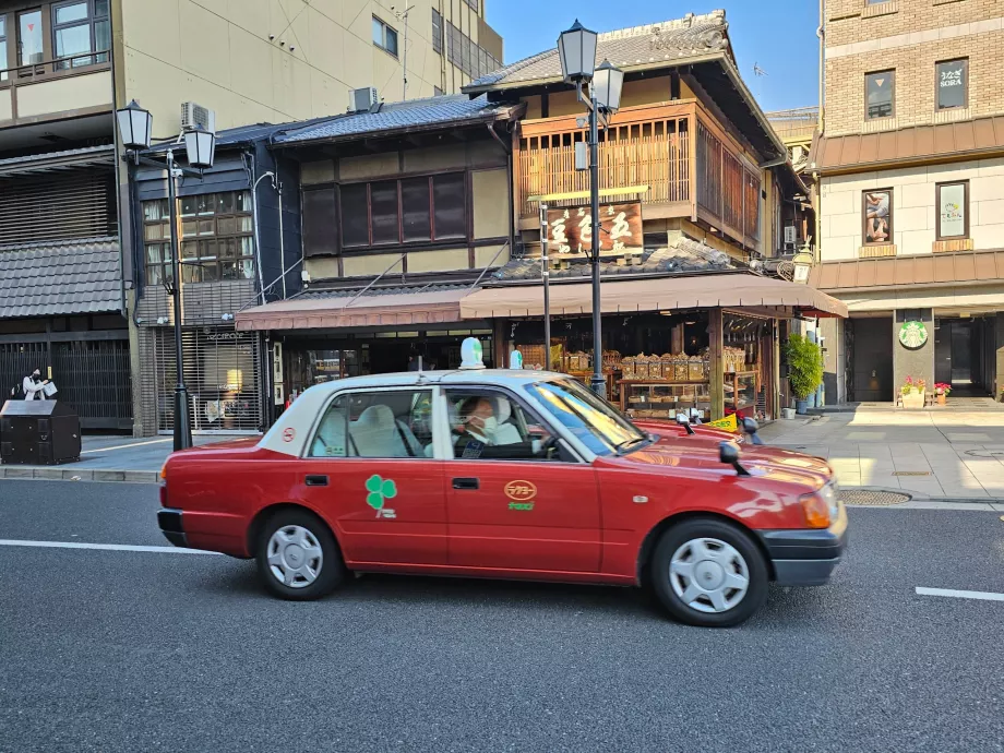 Taxi i Kyoto