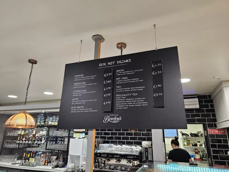 Priser i flyplassrestauranten, offentlig del