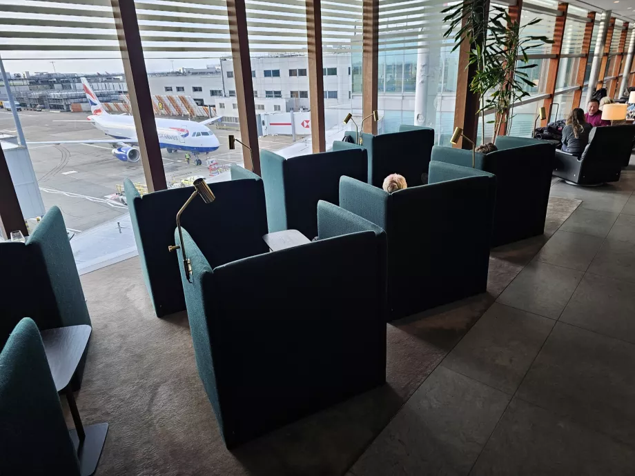 Sitteplasser med utsikt