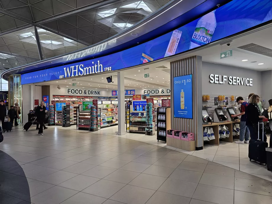 WHSmith, transittområde