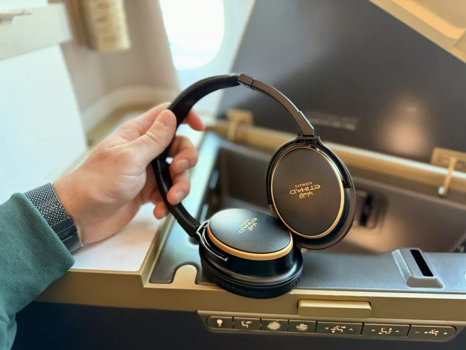 Etihad-håndsett for forretningsreisende