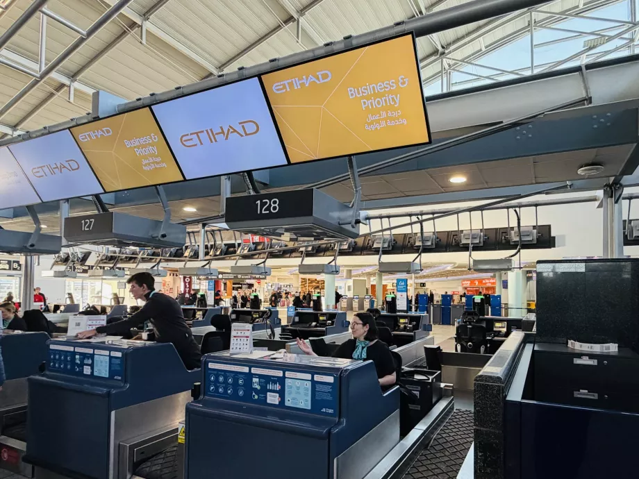 Innsjekking på business class