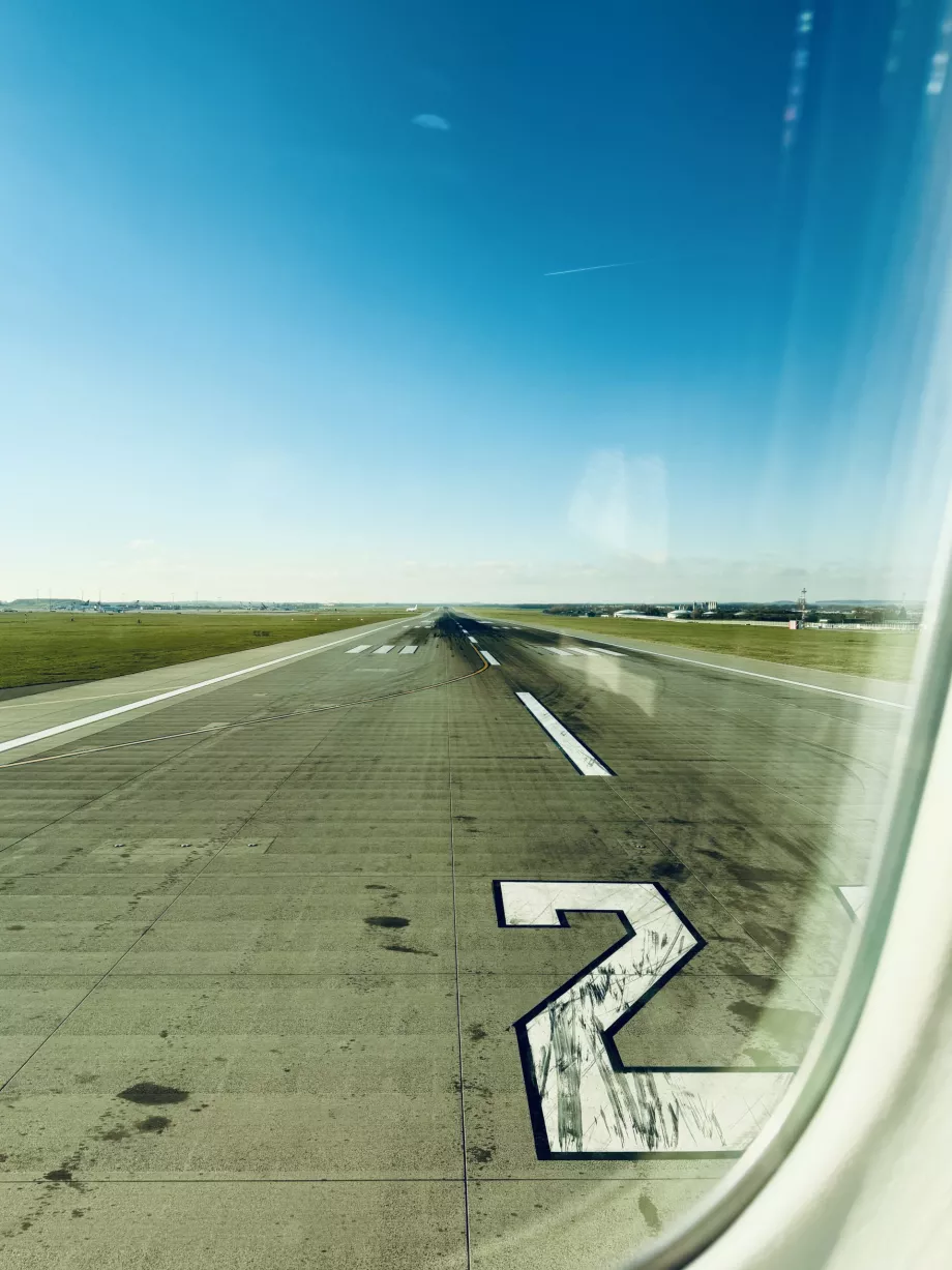 Klar for take-off fra PRG