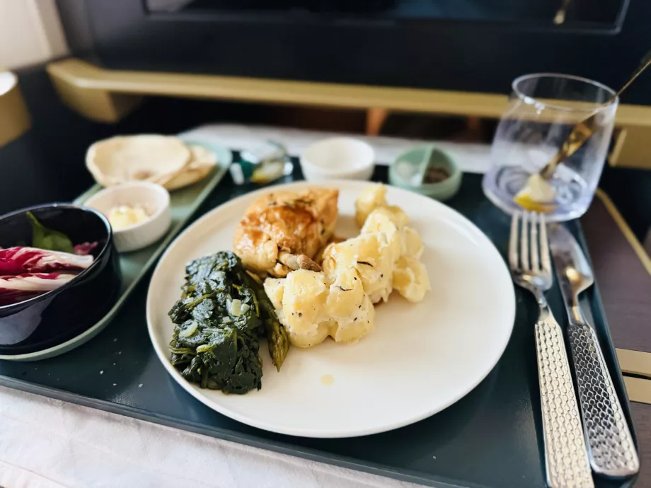 Kylling supreme med gnocchi og spinat