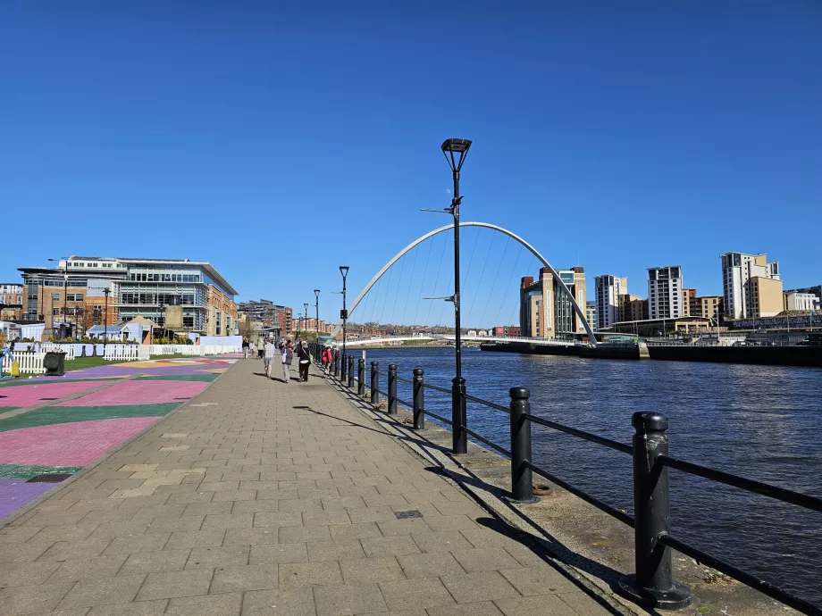 Newcastle strandpromenade