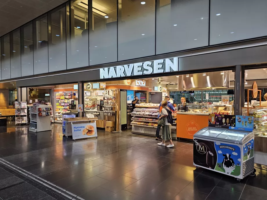 Narvesen Food, ankomsthallen