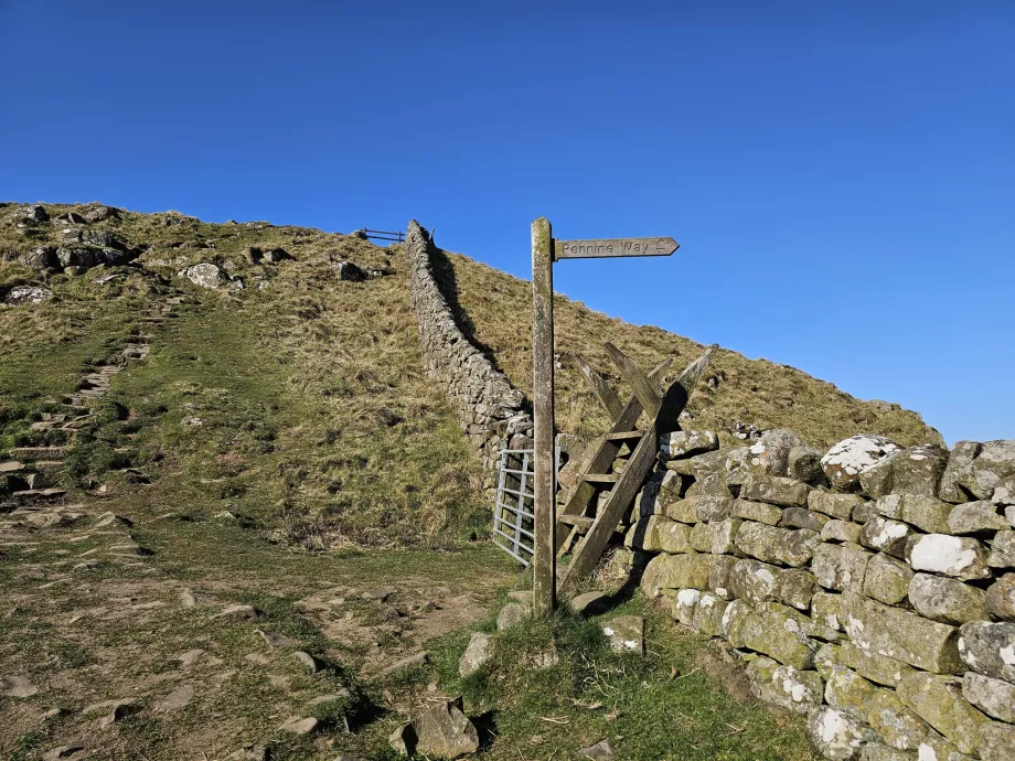 Hadrians mur og Pennie Way
