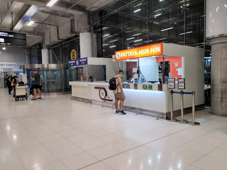 Billettkontorer i Pattaya og Hua Hin