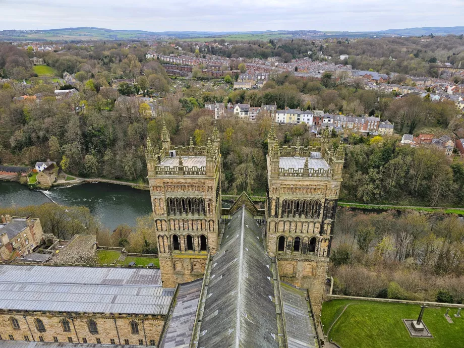 Utsikt fra katedralens tak