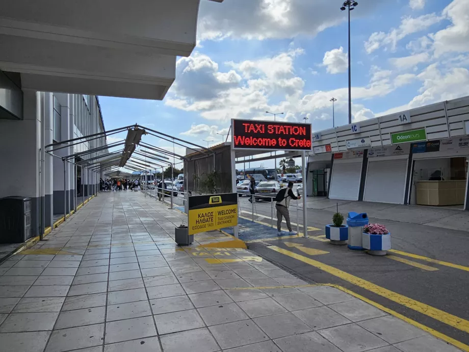 Drosje, Heraklion lufthavn