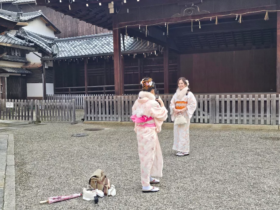 Vandring i geishakostymer