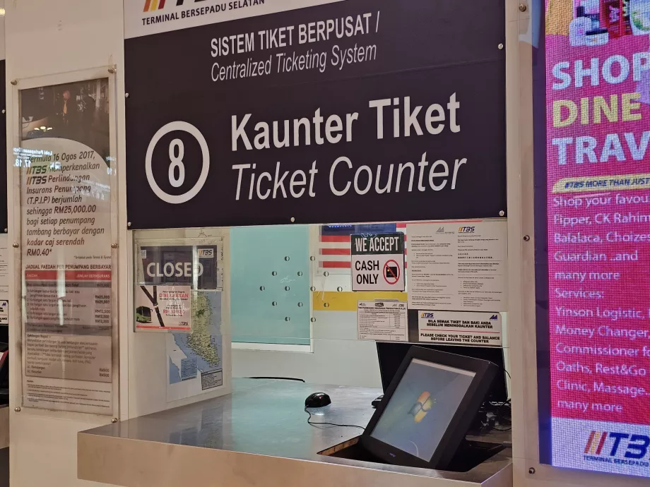 Kontant betaling i kassen