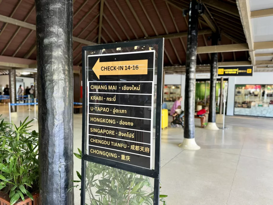 Avreisedestinasjoner