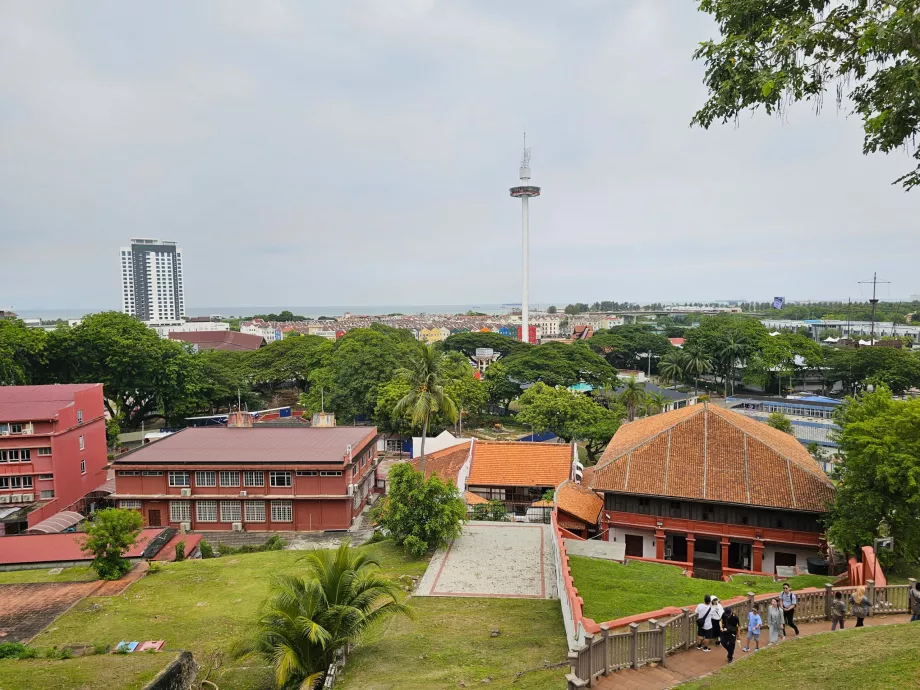Utsikt fra Bukit Melaka