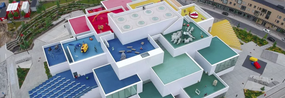 Lego House detalj