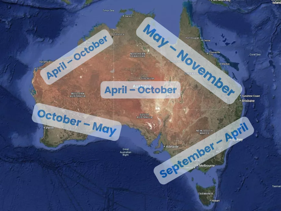 Når du skal reise til Australia