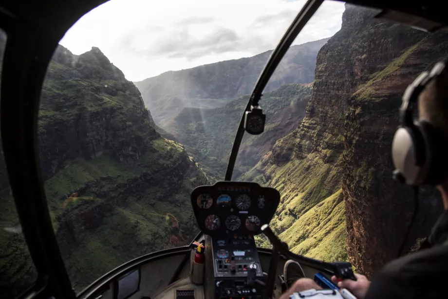 Sightseeingflytur i det indre av Molokai